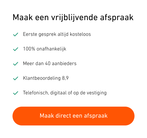 Afspraak maken hypotheekadviseur