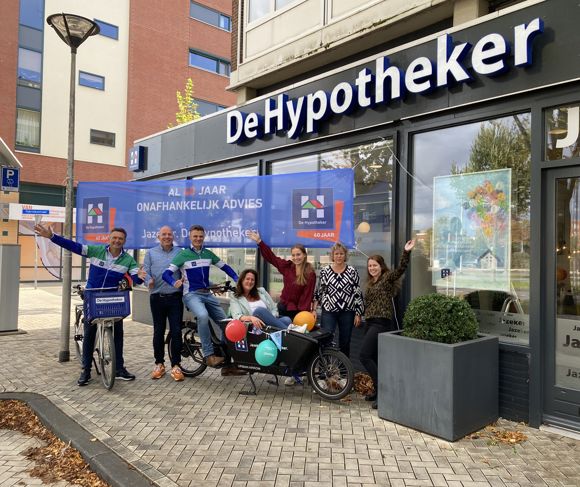 Hypotheekadfiets in Delft