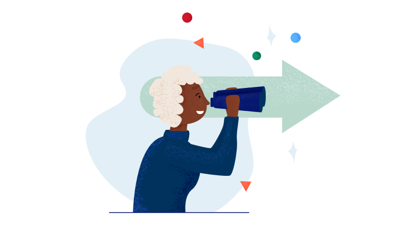 800X450 Whitebg Persoon Met Verrekijker