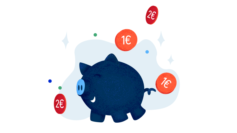 800X450 Whitebg Geld En Spaarvarken