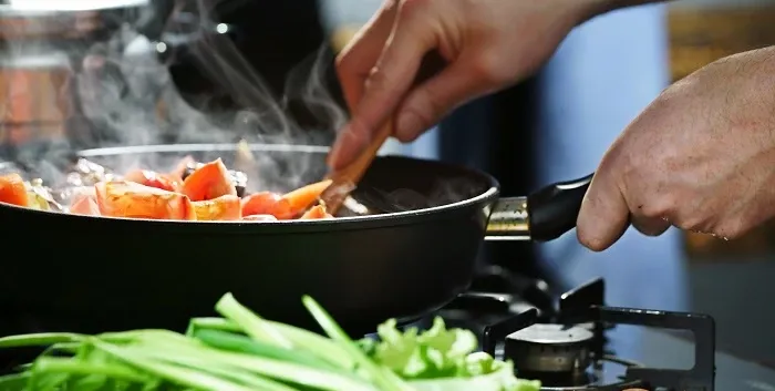 Koken van het gas af