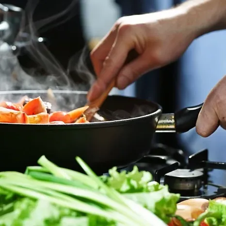 Koken van het gas af