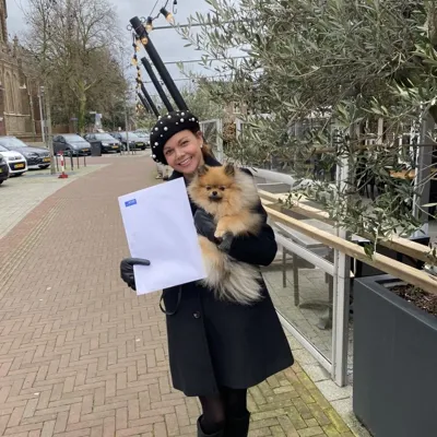 Christiana heeft haar voorlopig koopcontract getekend