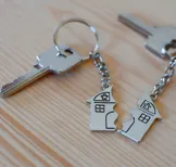 Scheiding sleutels huisje