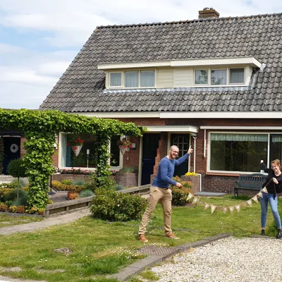 Stevie & Anita voor hun nieuwe droomhuis in Maarssen