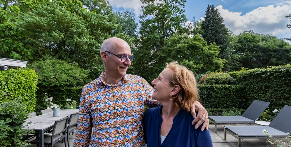 Arjen & Petra, samen bij hun nieuwe huis