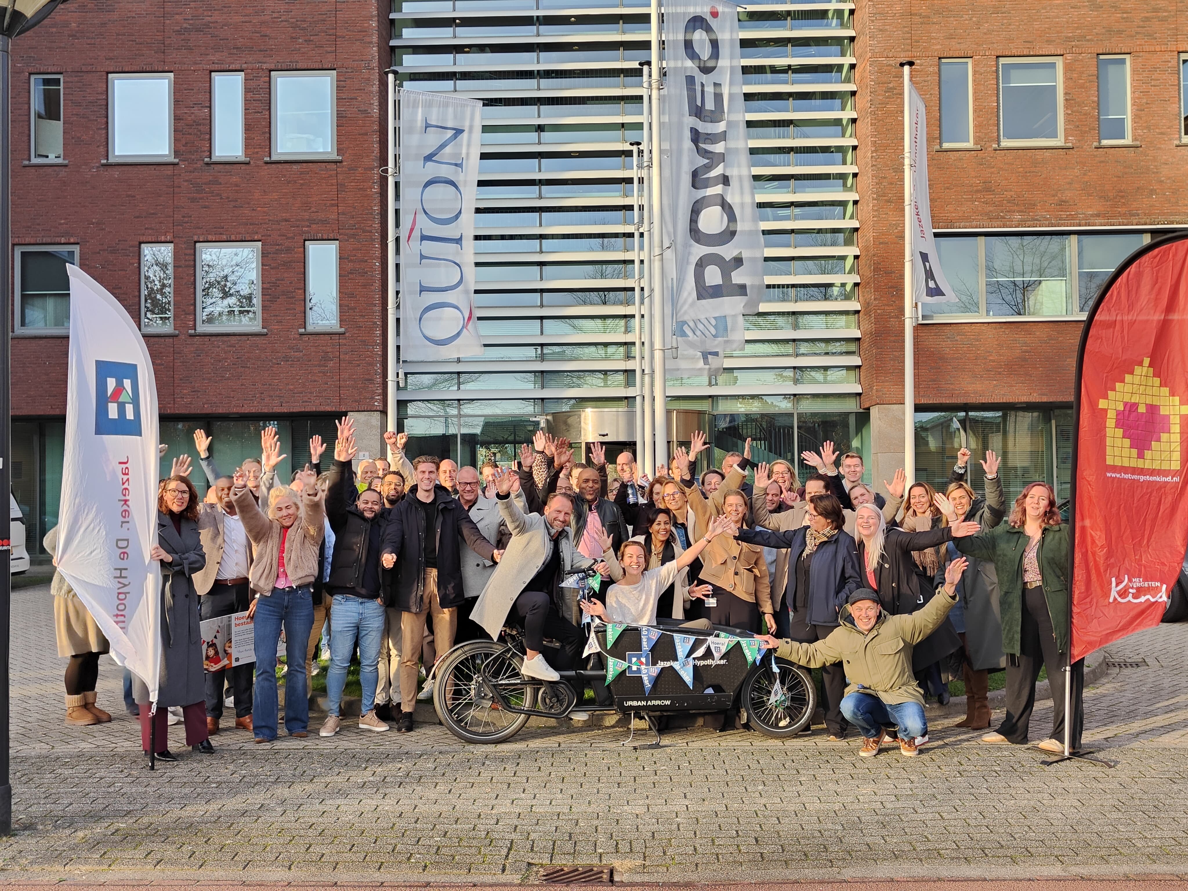 Feestelijk onthaal bij DHA