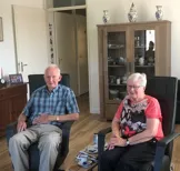 Meneer en Mevrouw Van Hunen in hun nieuwe woning