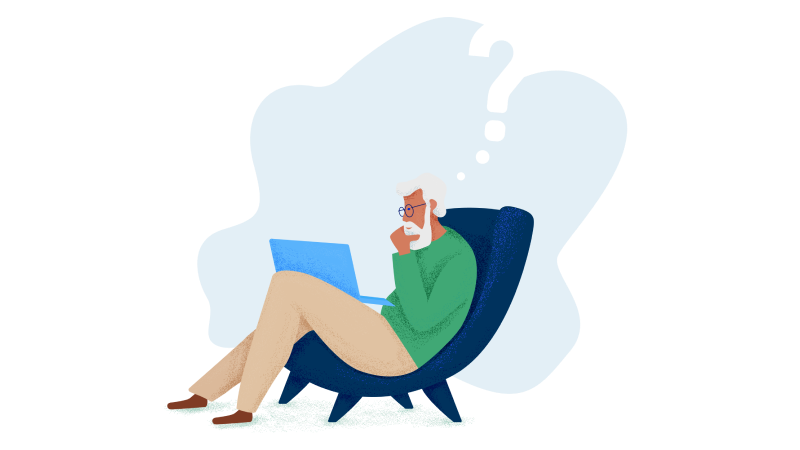 800X450 Whitebg Persoon Die Vergelijkt