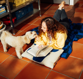 Vrouw met hond