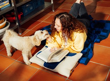Vrouw met hond