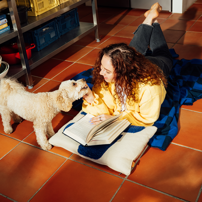 Vrouw met hond