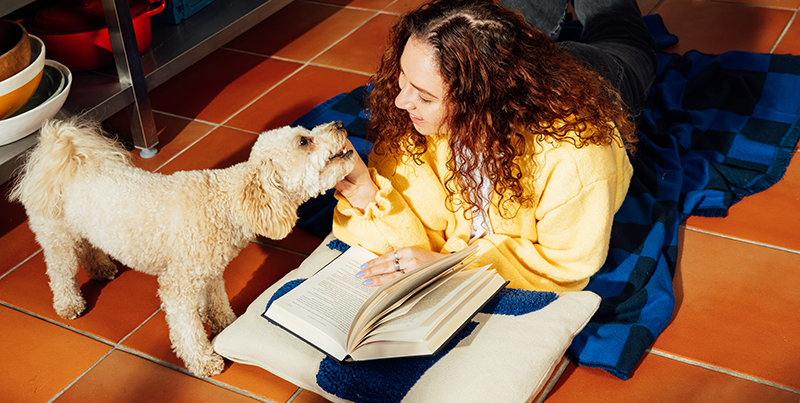 Vrouw met hond