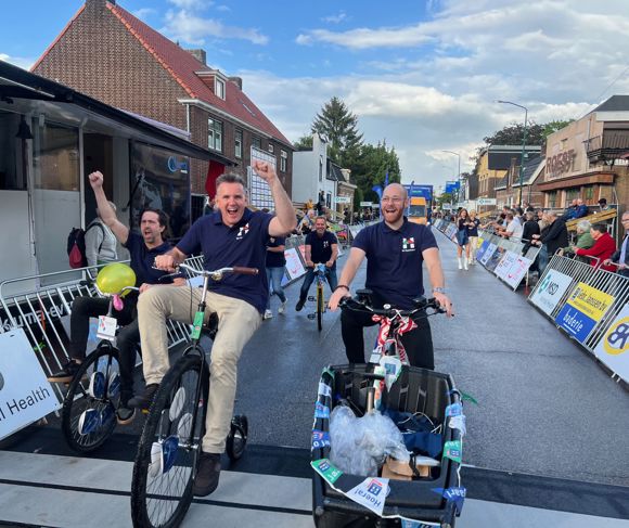 Hypotheekadfiets race