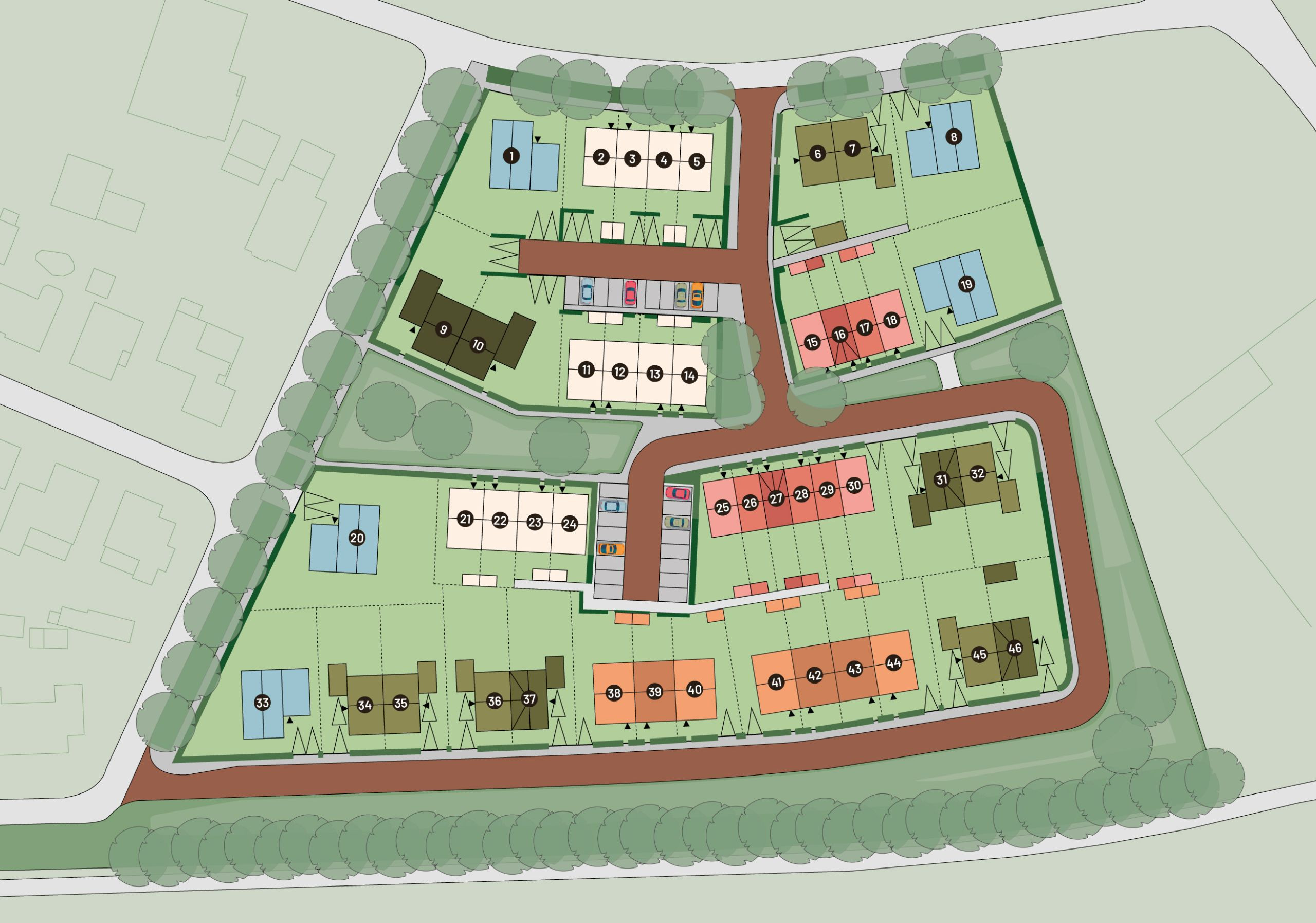 Buitentuin Van Baak Tekening